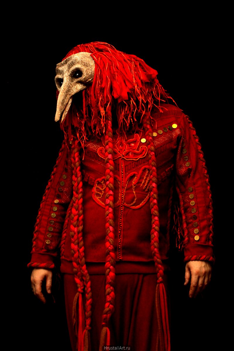 Красный петух. Карнавальный костюм птицы.